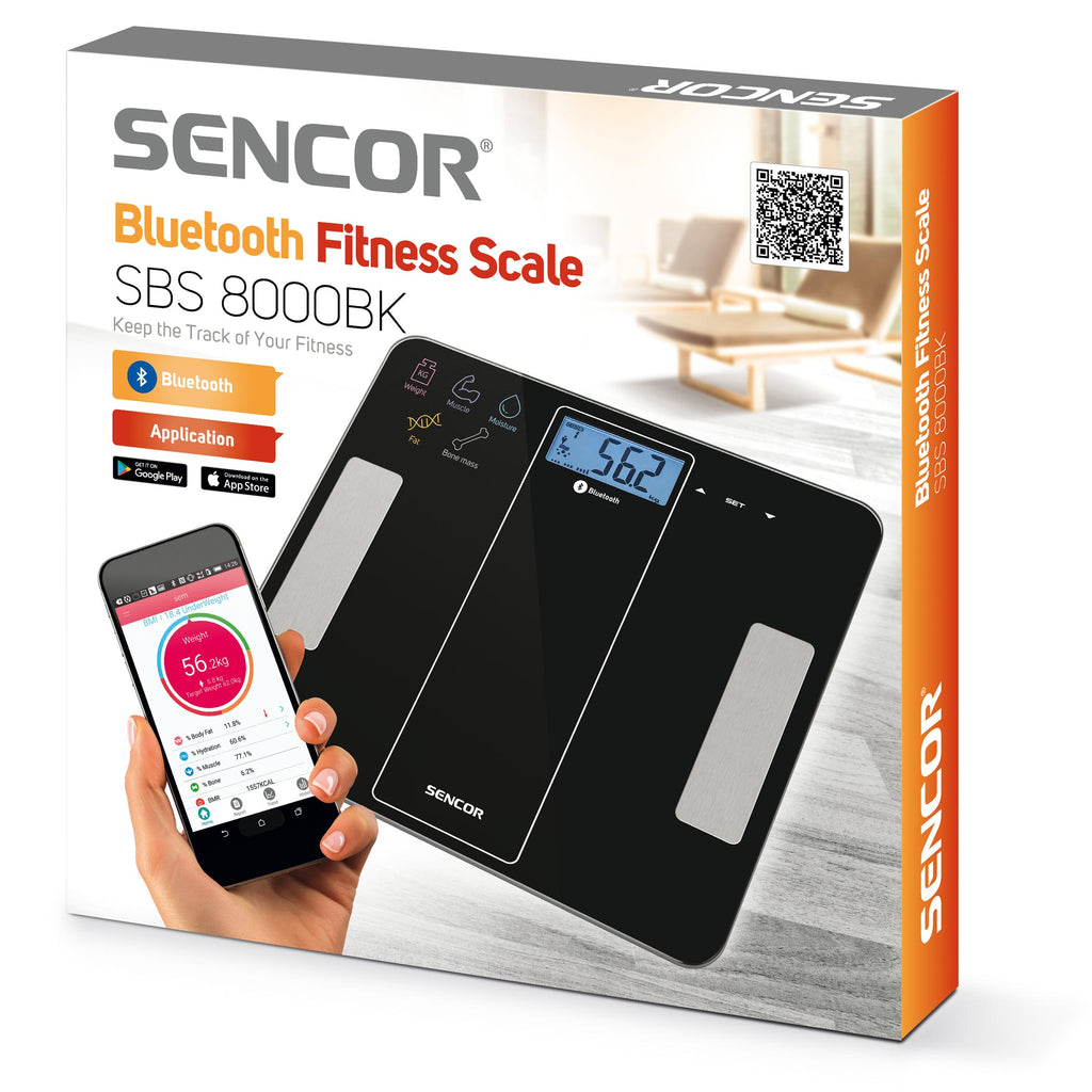 Sencor Bluetooth Fitness Scale SBS8000BK