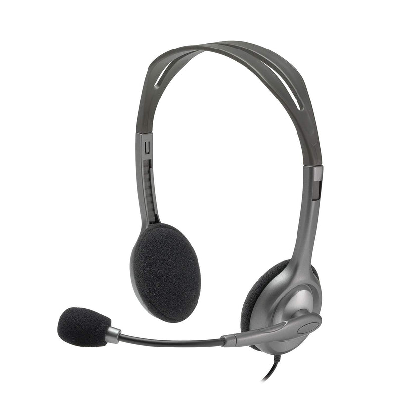 Logitech H110 Stereo Headset Black